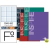BLOC ESPIRAL LIDERPAPEL FOLIO INSPIRE TAPA EXTRADURA 80H 60GRAYADO NÌ46 COLORES SURTIDOS