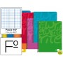 BLOC ESPIRAL LIDERPAPEL FOLIO WRITE TAPA CARTONCILLO 80H 60G RAYADO NÌ46 COLORES SURTIDOS