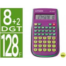 CALCULADORA CITIZEN CIENTIFICASR-135F VIOLETA 128 FUNCIONES 8+2 DIGITOS 154X84X19 MM