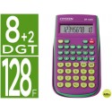 CALCULADORA CITIZEN CIENTIFICASR-135F VIOLETA 128 FUNCIONES 8+2 DIGITOS 154X84X19 MM