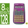 CALCULADORA CITIZEN CIENTIFICASR-135F VIOLETA 128 FUNCIONES 8+2 DIGITOS 154X84X19 MM