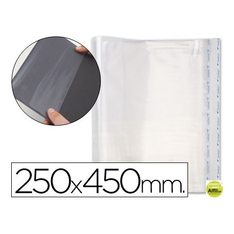 FORRALIBRO PP AJUSTABLE ADHESIVO 250X450MM -BLISTER
