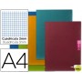 LIBRETA LIDERPAPEL SCRIPTUS A4 48 HOJAS 90G/M2 CUADRO 3MM CON MARGEN