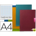 LIBRETA LIDERPAPEL SCRIPTUS A4 48 HOJAS 90G/M2 CUADRO 3MM CON MARGEN