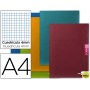 LIBRETA LIDERPAPEL SCRIPTUS A4 48 HOJAS 90G/M2 CUADRO 4MM CON MARGEN