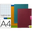 LIBRETA LIDERPAPEL SCRIPTUS A4 48 HOJAS 90G/M2 CUADRO 4MM CON MARGEN