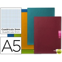 LIBRETA LIDERPAPEL SCRIPTUS A5PLUS 48 HOJ. 90G/M2 CUADRO 3MMCON MARGEN