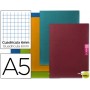 LIBRETA LIDERPAPEL SCRIPTUS A5 48 HOJAS 90G/M2 CUADRO 6MM CON MARGEN