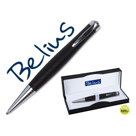 BOLIGRAFO BELIUS 2017 NEGRO CAPRI -EN ESTUCHE