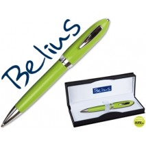 BOLIGRAFO BELIUS 2049 VERDE MALAGA -EN ESTUCHE