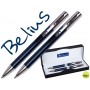 JUEGO BELIUS BOLIGRAFO Y PORTAMINAS 2052 AZUL LISBOA - EN ESTUCHE