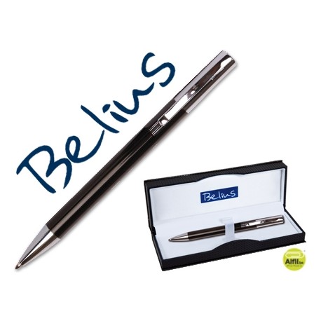 BOLIGRAFO BELIUS 2052 NEGRO LISBOA -EN ESTUCHE