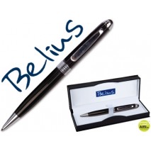 BOLIGRAFO BELIUS 2065 NEGRO FLORENCIA -EN ESTUCHE