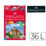 LAPICES DE COLORES FABER-CASTELL C/36 COLORES HEXAGONAL MADERA REFORESTADA