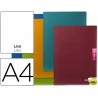 LIBRETA LIDERPAPEL SCRIPTUS A4 48 HOJAS 90G/M2 LISO SIN MARGEN