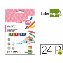 ROTULADOR LIDERPAPEL CAJA 24 COLORES