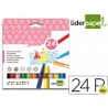 ROTULADOR LIDERPAPEL JUMBO CAJA 24 COLORES