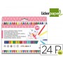 ROTULADOR LIDERPAPEL DUO CAJA 24 COLORES LIDERPAPEL