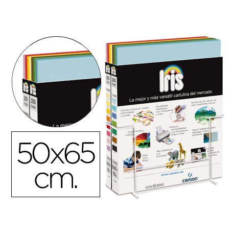 CARTULINA GUARRO 50X65 CONTENIDO A - EXPOSITOR SOBREMESA
