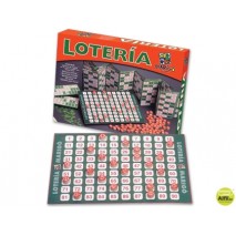 JUEGO DE MESA -LOTERIA 48 CARTONES FICHAS DE MADERA