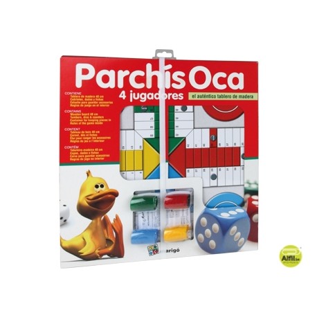 JUEGO DE MESA -PARCHIS-OCA 40CM CON ACCESORIOS