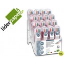 MINAS LIDERPAPEL COLORES EXPOSITOR DE 48 TUBOS 24 TUBOS DE 12 MINAS DE 0,5MM Y 24 TUBOS DE 12 MINAS