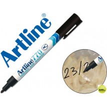 ROTULADOR ARTLINE MARCADOR PERMANENTE EK-770 NEGRO PUNTA REDONDA 1 MM EN BLISTER BRICO PARA CONGELAD