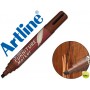 ROTULADOR ARTLINE MARCADOR PERMANENTE EK-95 FURNITURE MAHOGANY CAOBA PUNTA BISELADA 2,0-5,0 MM EN BL