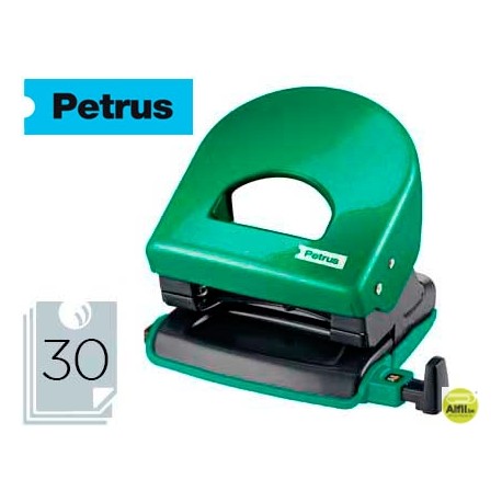 TALADRADOR PETRUS 62 WOW VERDE METALIZADO CAPACIDAD 30 HOJAS