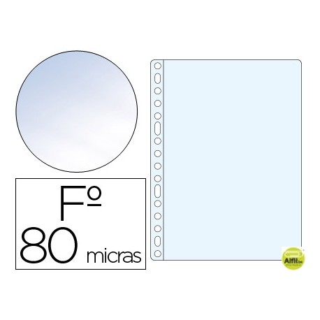 FUNDA MULTITALADRO Q-CONNECT  FOLIO 80 MC CRISTAL