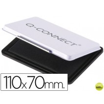 TAMPON Q-CONNECT NÌ 2 NEGRO 110X70 MM
