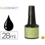 TINTA TAMPON Q-CONNECT NEGRO -FRASCO DE 28 ML