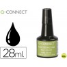 TINTA TAMPON Q-CONNECT NEGRO -FRASCO DE 28 ML