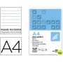 RECAMBIO LIDERPAPEL A4 120 HOJAS 70G/M2 HORIZONTAL SIN MARGEN 4 TALADROS BANDAS DE 5 COLORES