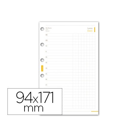 RECAMBIO AGENDA FINOCAM C998C-DIA PAGINA 94X171MM CATALAN