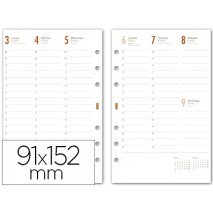 RECAMBIO AGENDA FINOCAM OPEN AâO 2012 R499 SEMANA A LA VISTA 91X152MM
