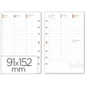 RECAMBIO AGENDA FINOCAM OPEN AâO 2012 R499 SEMANA A LA VISTA 91X152MM