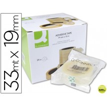 CINTA ADHESIVA Q-CONNECT 33 MT X 19 MM ENCELOFANADA