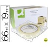 CINTA ADHESIVA Q-CONNECT 66 MT X 19 MM ENCELOFANADA