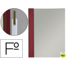 CARPETA DOSSIER FASTENER PVC ESSELTE FOLIO BURDEOS