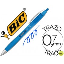 BOLIGRAFO BIC ATLANTIS AZUL RETRACTIL TINTA GEL PUNTA 1 MM