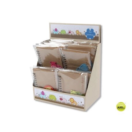 BLOC ESPIRAL FANTASIA ANIMALES MINI 95X102MM PAPEL 70G/M2