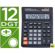 CALCULADORA CITIZEN SOBREMESA SDC-444 S 12 DIGITOS