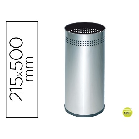 PARAGUERO METALICO 314 PERFORADO PLATEADO 50X21,5 CM