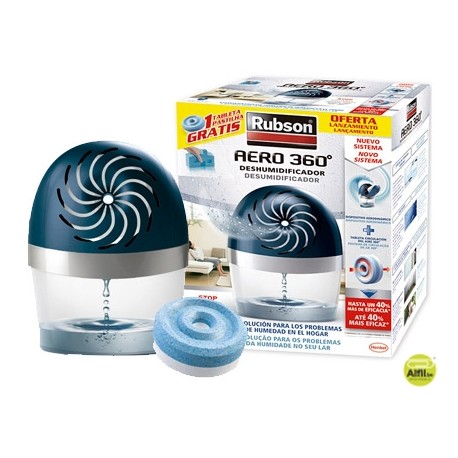 DESHUMIFICADOR RUBSON AERO 360 + REFILL GRATIS 189X118X241 MM