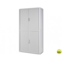 ARMARIO FAST-PAPERFLOW ESTRUCTURA ACERO Y POLIESTER CON 4 PUERTAS CORREDERAS COLORBLANCO 2040X1100X4