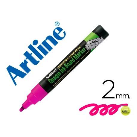 ROTULADOR ARTLINE PIZARRA VERDE NEGRA EPW-4 VI COLOR VIOLETA BOLSA DE 4 ROTULADORES