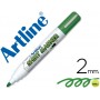 ROTULADOR ARTLINE CAMISETA EKT-2 VERDE PUNTA REDONDA 2 MM PARA USO EN CAMISETAS