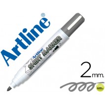 ROTULADOR ARTLINE CAMISETA EKT-2 GRIS PUNTA REDONDA 2 MM PARA USO EN CAMISETAS