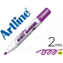ROTULADOR ARTLINE CAMISETA EKT-2 VIOLETA PUNTA REDONDA 2 MM PARA USO EN CAMISETAS